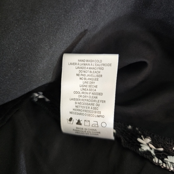 SB by Sachin & Babi Black and White Floral Embroidered Dress - Picture 8 of 8